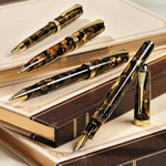 True Writer Classic Golden Dark Tortoise Fountain Pen