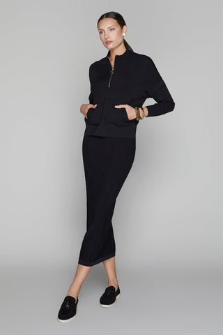 Canton Maxi Skirt in Black