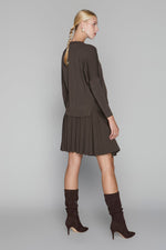 Maternity Infinity Skirt in Cocoa