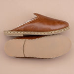 Women's Antique Brown Shearlings