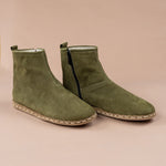 Women's Olive Boots