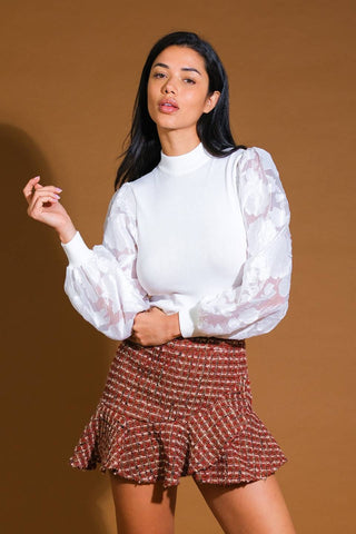 YOU'RE ON MY MIND SWEATER TOP - By Baano