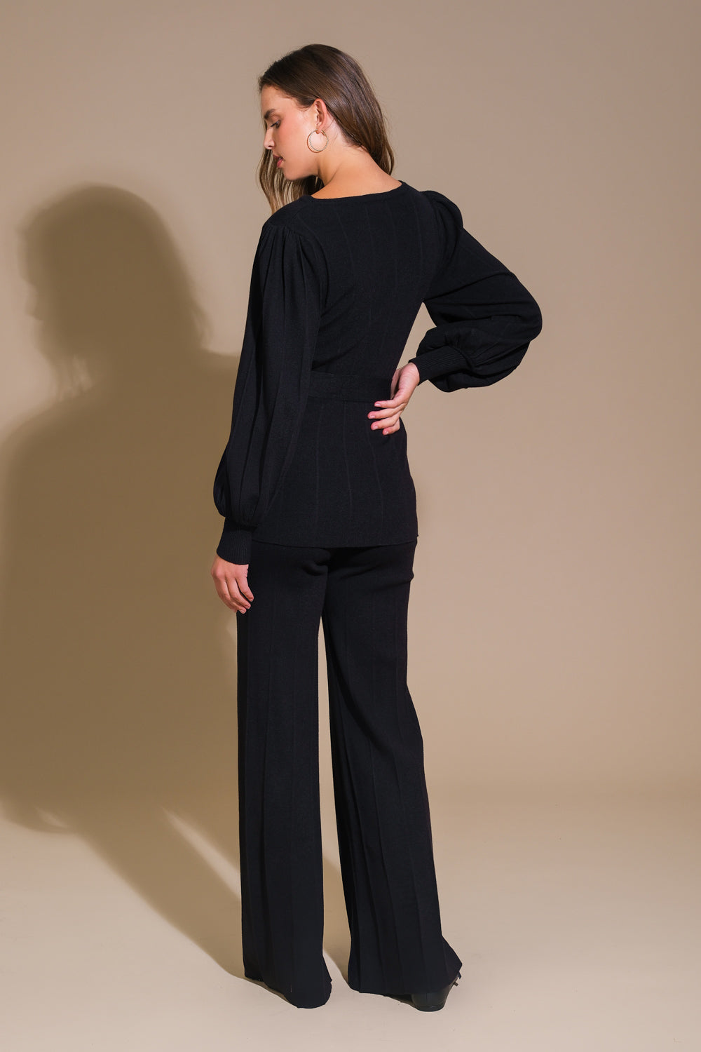 SMILE WHEN YOUR SAD WITH SWEATER TOP AND PANT SET - By Baano