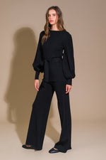 SMILE WHEN YOUR SAD WITH SWEATER TOP AND PANT SET - By Baano