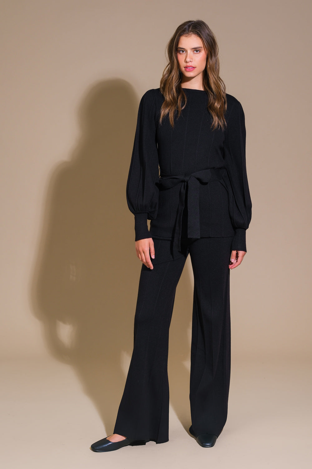 SMILE WHEN YOUR SAD WITH SWEATER TOP AND PANT SET - By Baano