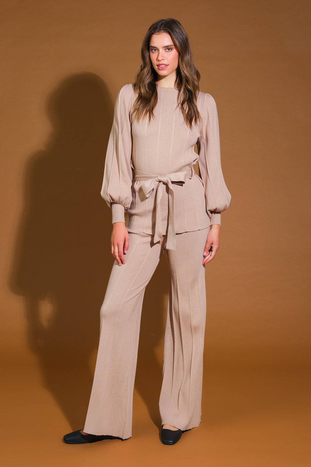 SMILE WHEN YOUR SAD WITH SWEATER TOP AND PANT SET - By Baano