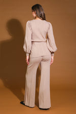 SMILE WHEN YOUR SAD WITH SWEATER TOP AND PANT SET - By Baano