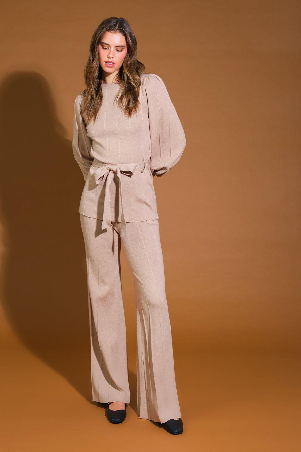 SMILE WHEN YOUR SAD WITH SWEATER TOP AND PANT SET - By Baano