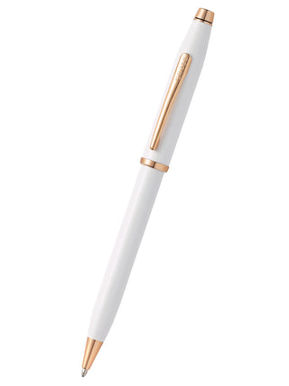 Century® II Pearlescent White Lacquer Ballpoint Pen - By Baano