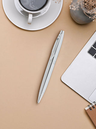 Calais™ Chrome Window Clip Ballpoint - By Baano