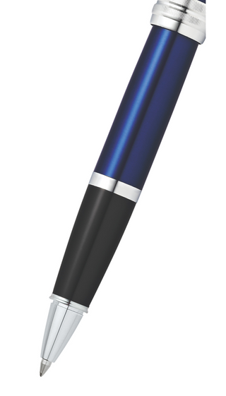 Bailey™ Blue Lacquer Rollerball Pen - By Baano