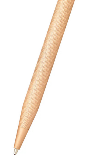 Classic Century® Brushed Rose-Gold PVD Ballpoint Pen - By Baano