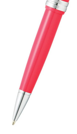 Bailey Light™ Polished Coral Resin Ballpoint Pen - By Baano