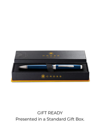 Coventry Blue Lacquer Ballpoint Pen - By Baano