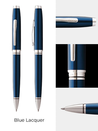 Coventry Blue Lacquer Ballpoint Pen - By Baano