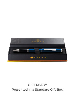 Coventry Blue Lacquer Rollerball Pen - By Baano