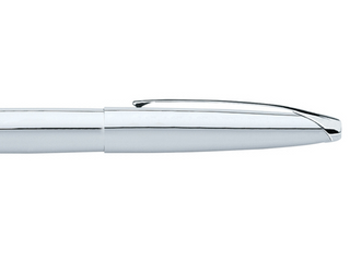 ATX® Pure Chrome Stainless Steel Extra Fine Nib Fountain Pen - By Baano