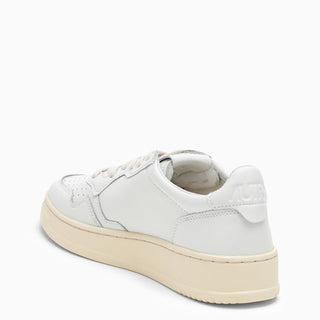 White leather Medalist sneakers - By Baano