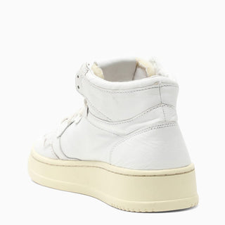 White Leather High-top Sneakers - By Baano