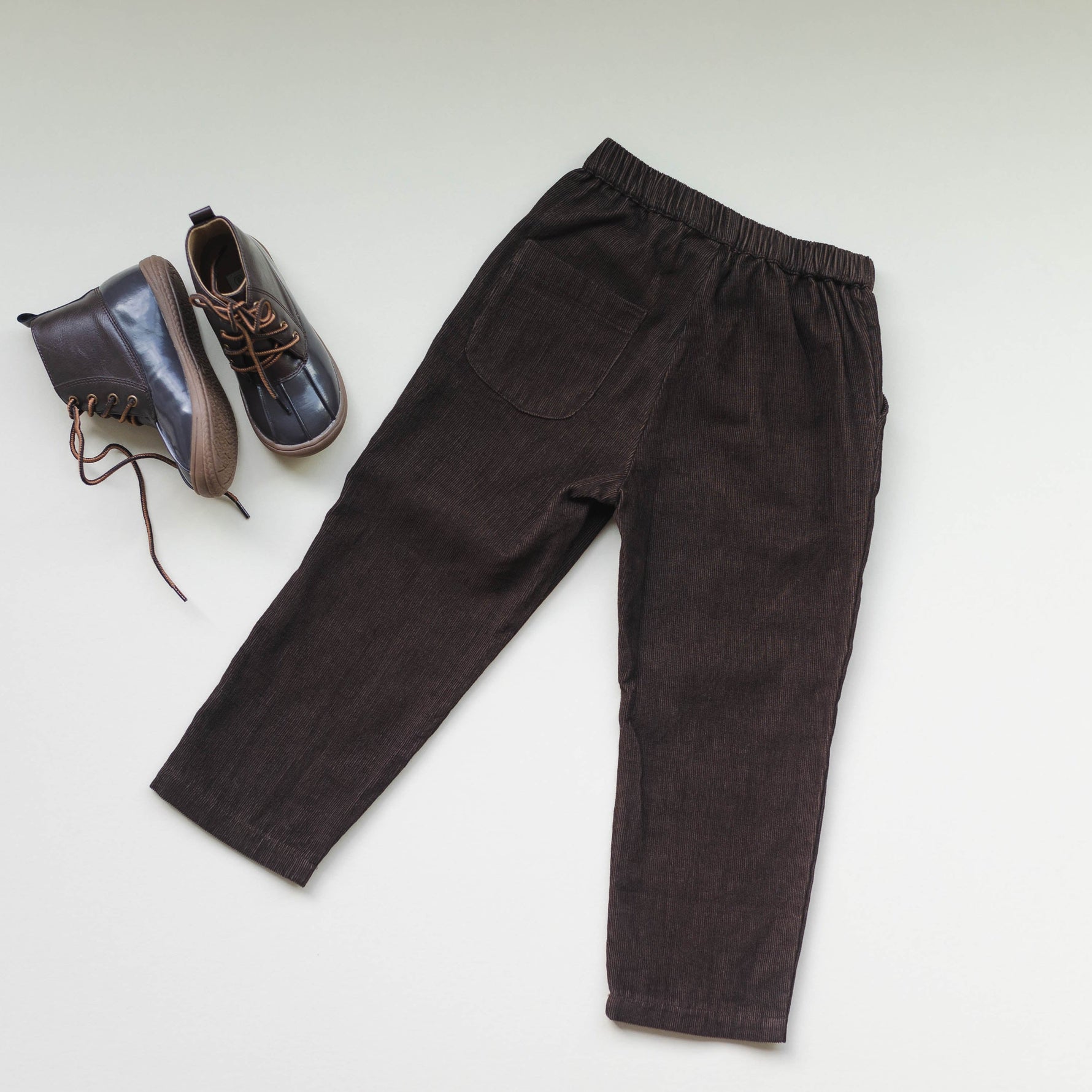 Brown Cord Boys Pant - By Baano