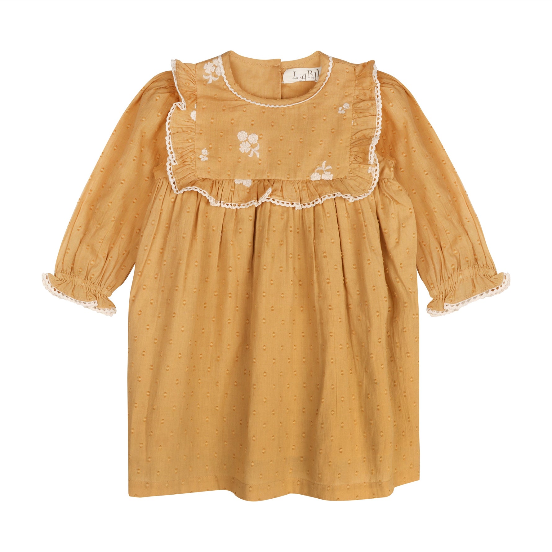 Dobby Delight Golden Hour Dress - By Baano