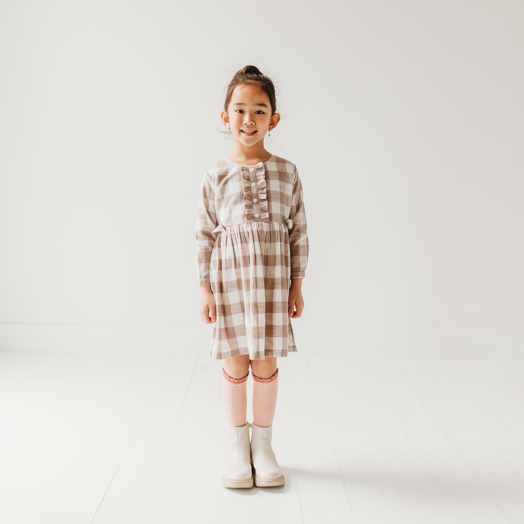 Gingham Mouse Play Dress - By Baano