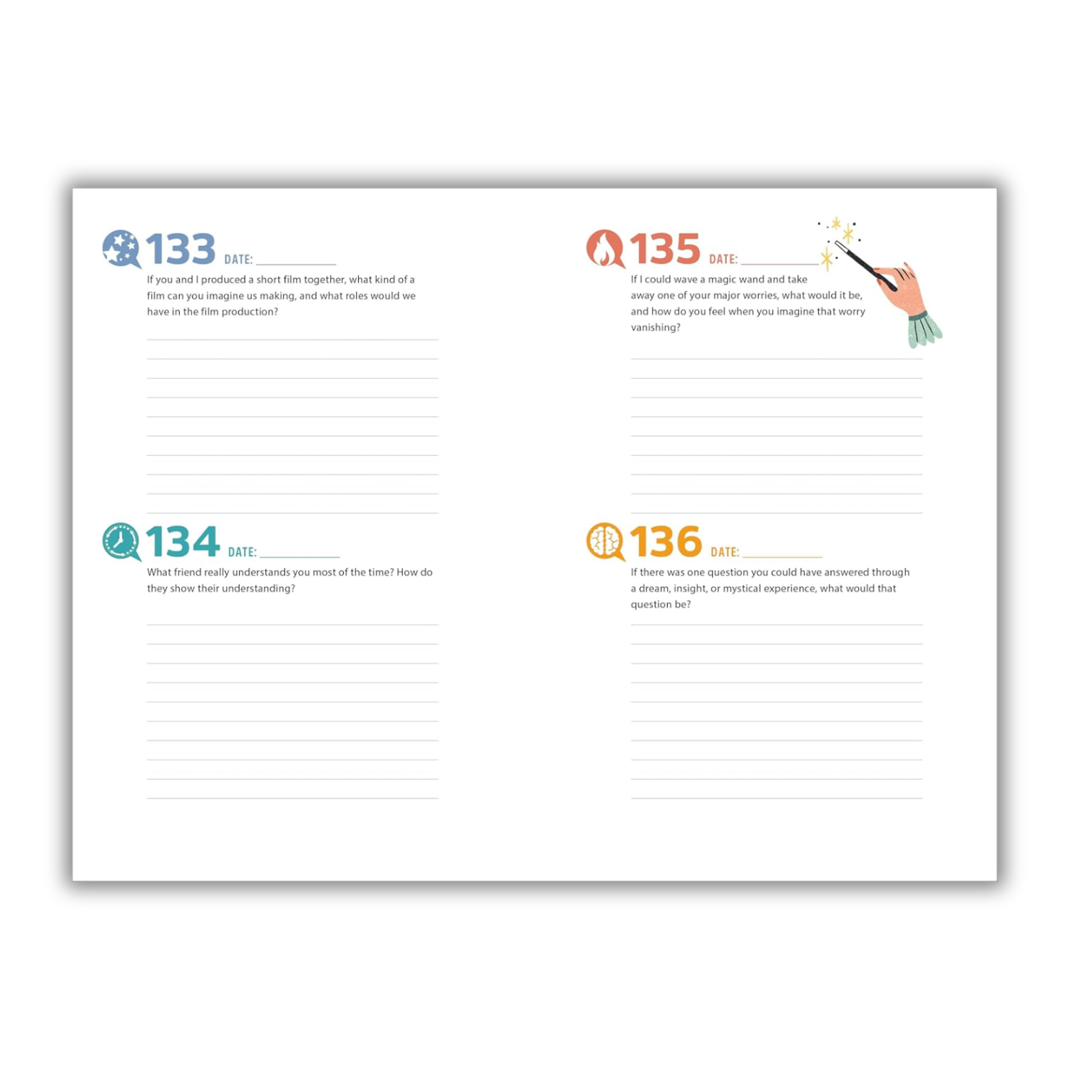 A Year of Us: A Couples Journal: One Question a Day to Spark Fun and Meaningful Conversations (Spiral Bound)