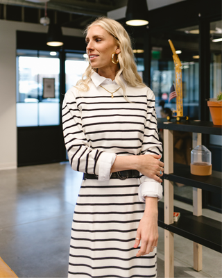 Collared Button Down Halftee - By Baano