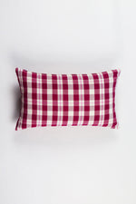 Abigail Cranberry Plaid Pillows