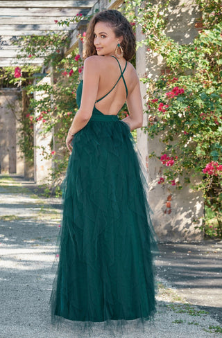 Alances Maxi Dress - Emerald - By Baano