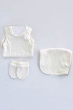 Alex Ecru Organic Cotton Newborn Coming Home Set (10 pcs) - By Baano