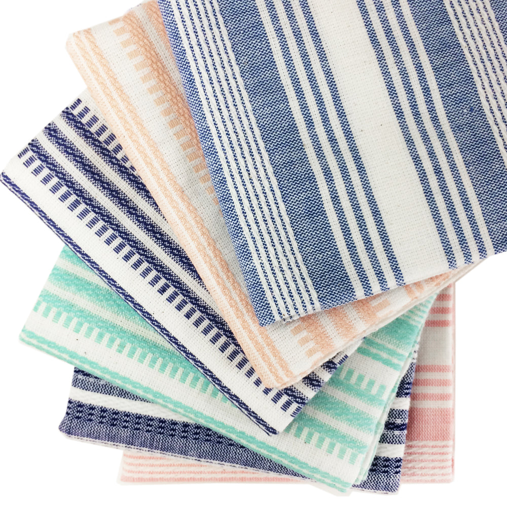 White & Blue Kitchen Towel
