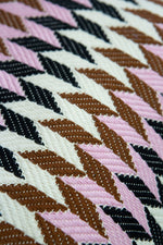 Almolonga 70s Dream Pillow - Pink & Brown 20" x 20"