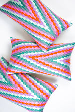 Almolonga Zig Zag Pillow - Orange Multi
