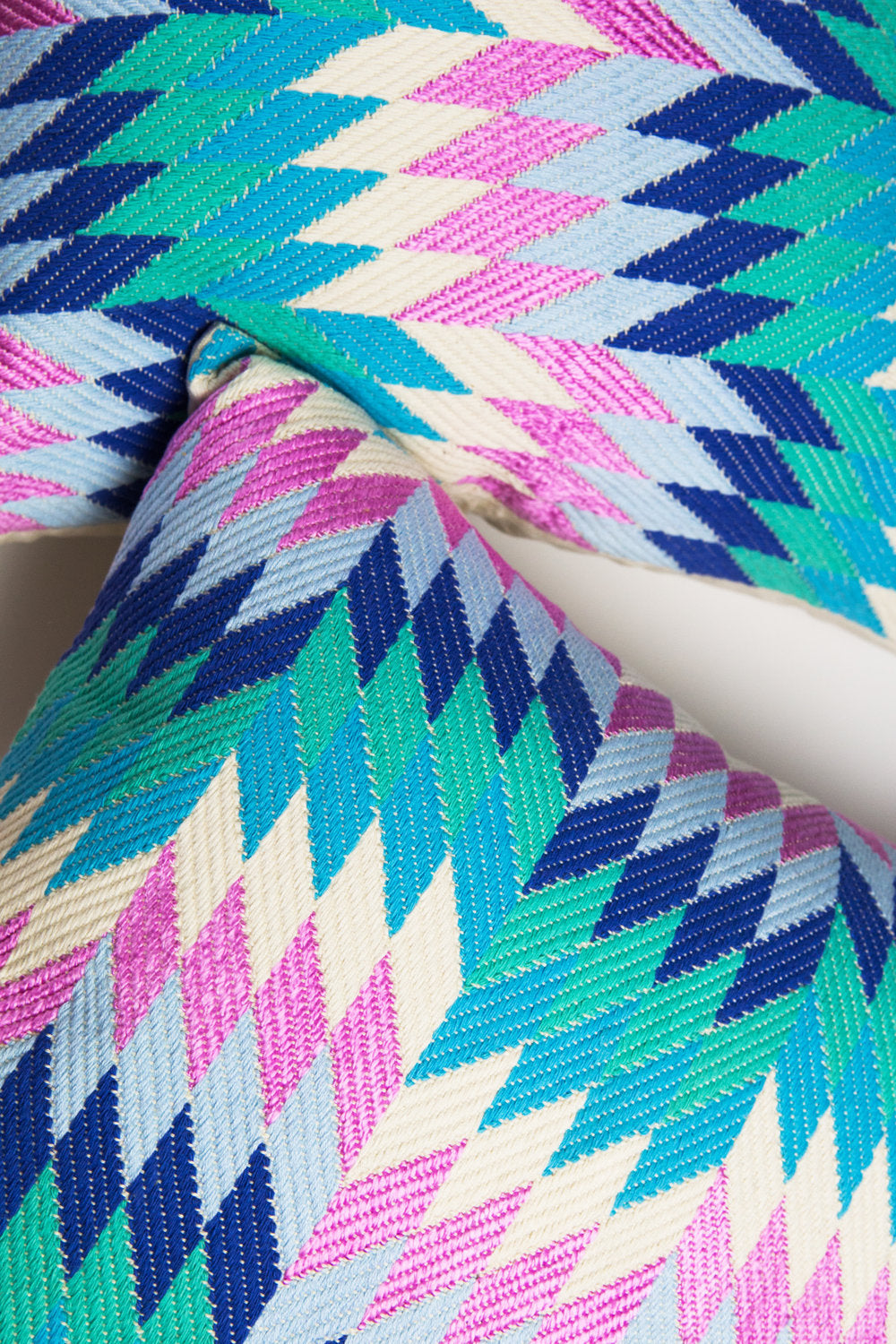 Almolonga Diamond Pillow - Blue Multi