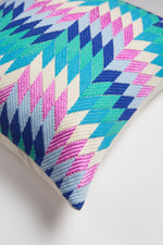 Almolonga Diamond Pillow - Blue Multi