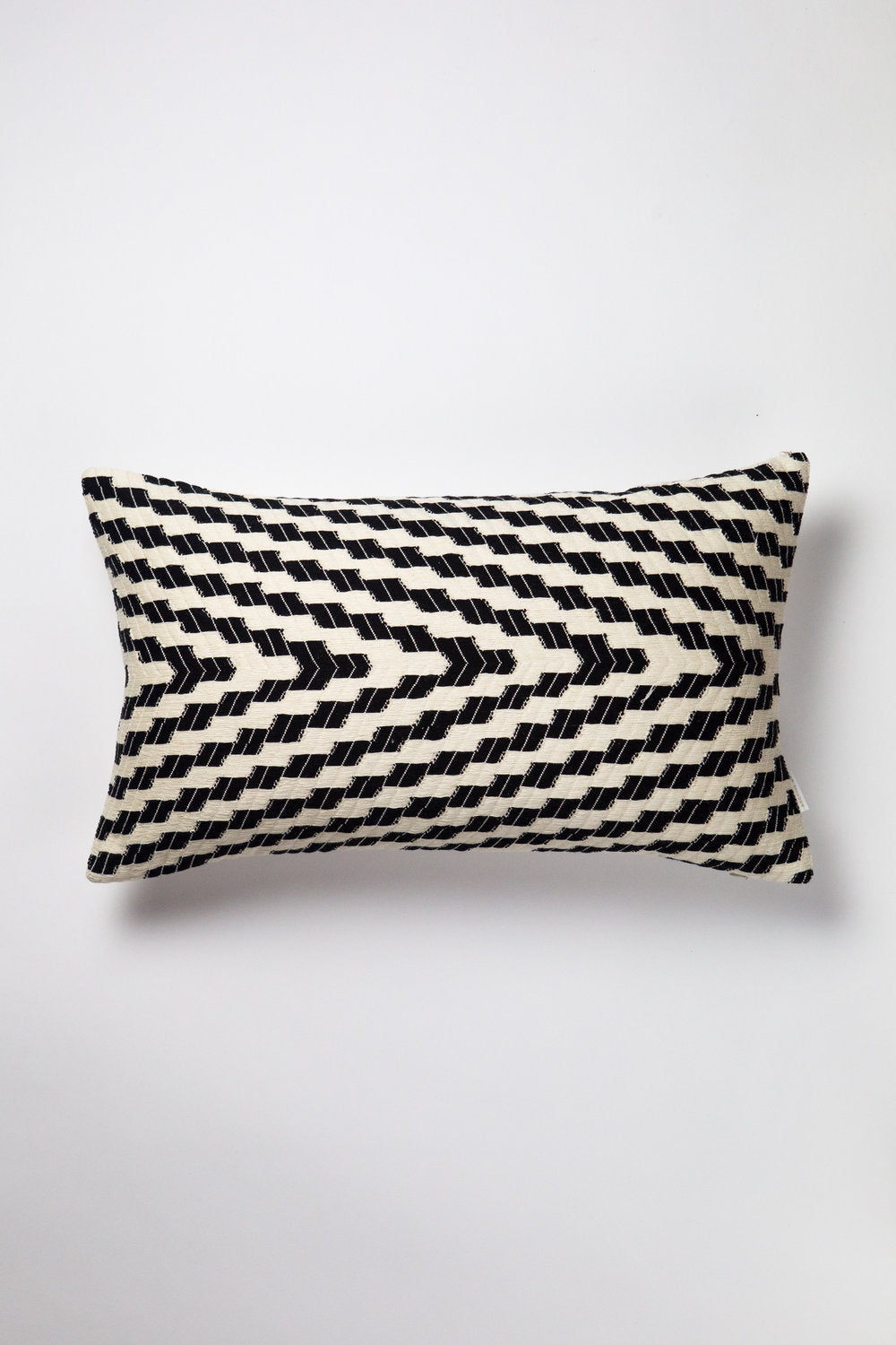 Backordered: Almolonga Zig Zag Pillow - Black and White