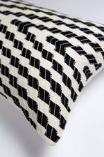 Backordered: Almolonga Zig Zag Pillow - Black and White
