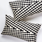 Backordered: Almolonga Zig Zag Pillow - Black and White