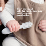 Baby-Led™ Toothbrush + Tongue Depressor in Pewter