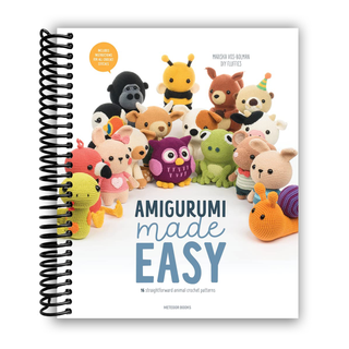 Amigurumi Made Easy: 16 Straightforward Animal Crochet Patterns (Spiral Bound) - By Baano