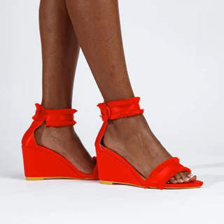 Angela Wedges Red - By Baano