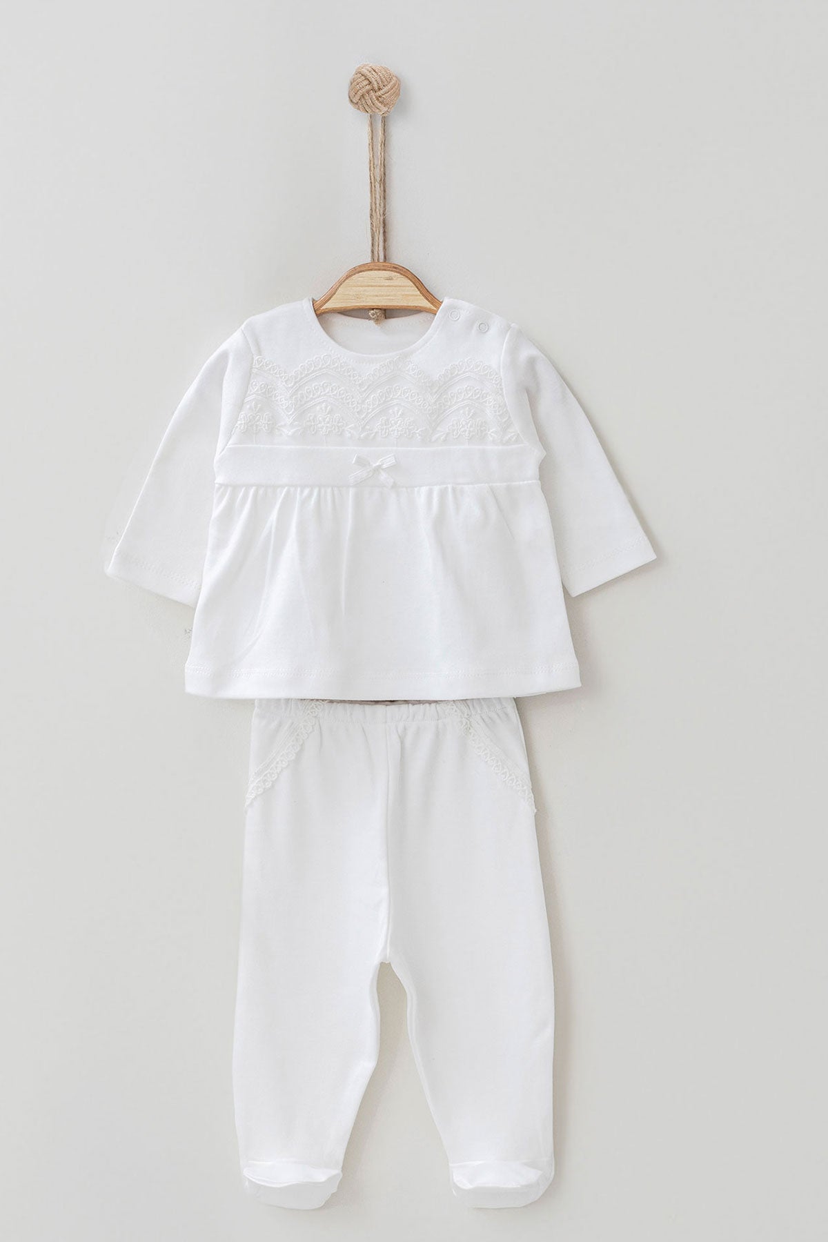 Ann White Newborn Coming Home Set (11 Pcs) - By Baano