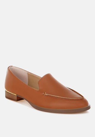 Anna Suede Leather Loafers