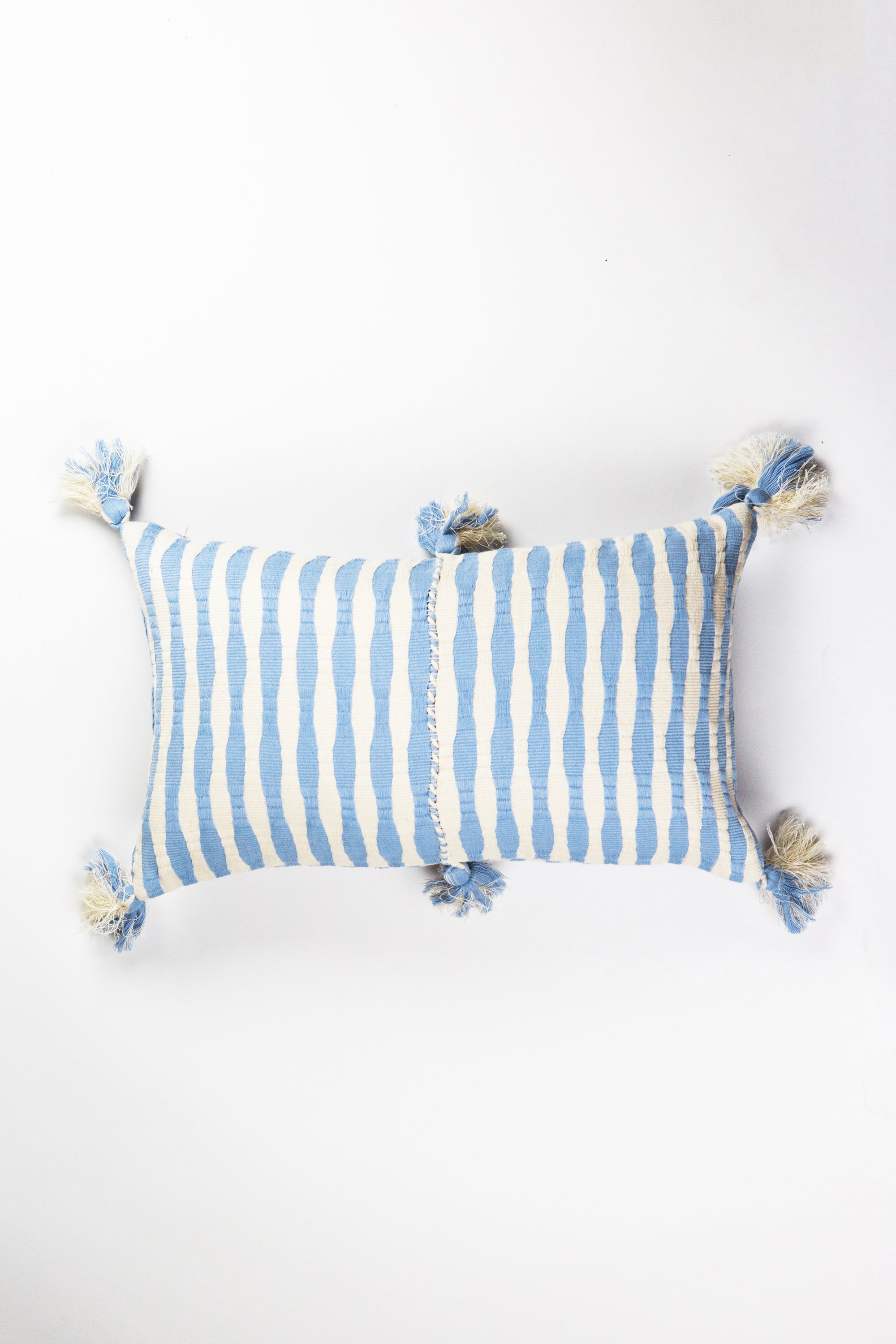Antigua Pillow - Baby Blue