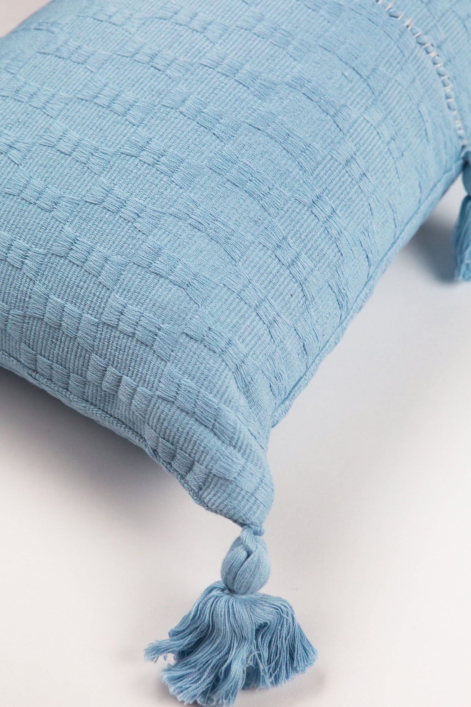 Antigua Pillow - Baby Blue