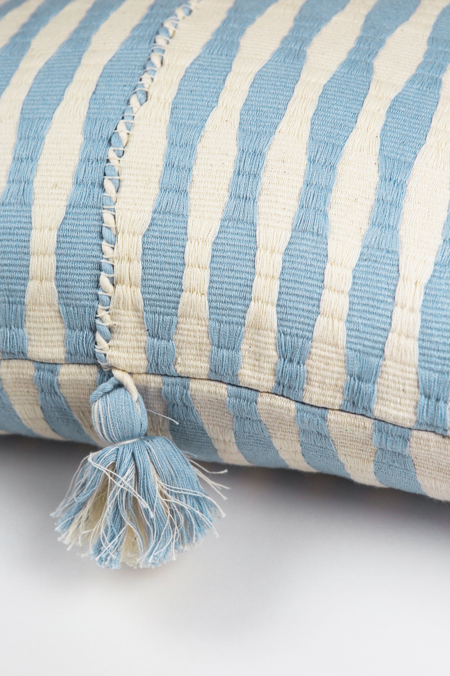 Antigua Pillow - Baby Blue