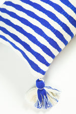 Antigua Pillow - Medium Blue / Fuchsia