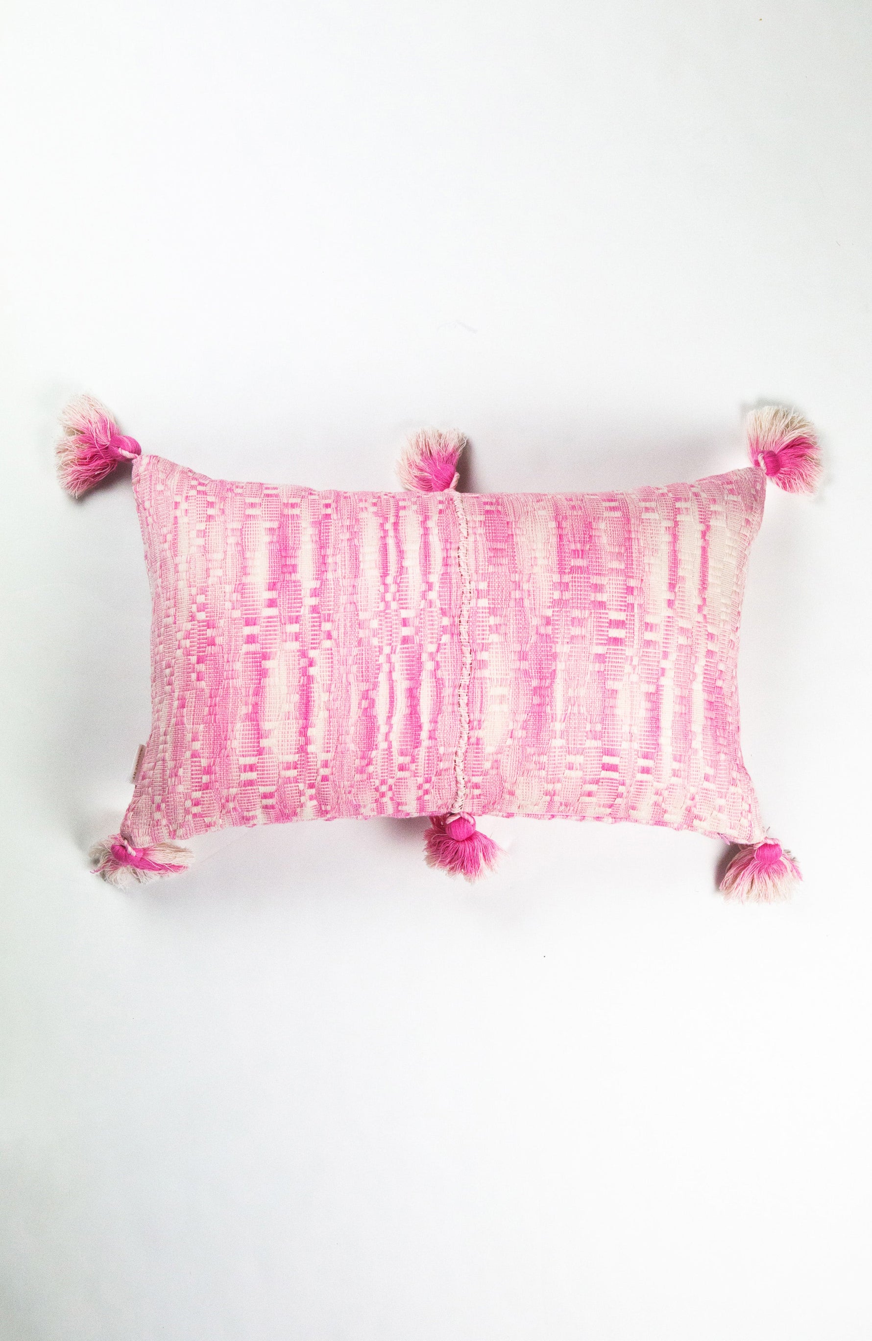 Antigua Pillow- Naturally Dyed Faded Pink