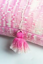 Antigua Pillow- Naturally Dyed Faded Pink